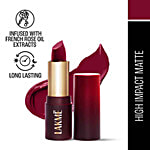 Lakme Cushion Matte Lipstick 4.5 g Red Crimson