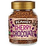 Beanies Flavoured Instant Coffee - Cherry Chocolate, Smooth & Sugar Free 50 g