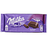 Milka Dark Chocolate - Zartherb, Extra Cacoa, Rich Flavour, Superior Taste 100 g 