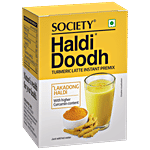 Society Haldi Doodh - Turmeric Latte, Instant Premix, With Higher Curcumin Content 75 g Box