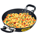 Hawkins Futura Hard Anodised Non-Stick Deep Fry Pan/Kadhai - 22 cm, NK15 1.5 l