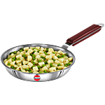 Hawkins Tri-Ply Stainless Steel Frying Pan - 3 Layer, Induction Base, 20 cm, 3 mm, SSF20 1 L 