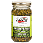 Memsaab Green Pepper Pickle - In Brine, Spicy & Sour 200 g 