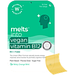 Wellbeing Nutrition Melts Into Vegan Vitamin B12 Vitamin B12 Oral Thin Strips - Misty Orange Mist 60 g 