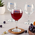 bb home Wine Glass Set - Ontario 290 ml (Set of 6)