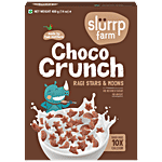 Slurrp Farm Choco Crunch Breakfast Cereal - Ragi Stars & Moons 400 g Box