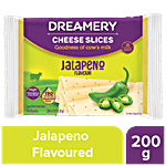 Dreamery Cheese Slices - Jalapeno, High In Protein & Calcium 200 g