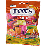 Fox's Crystal Clear Fruits Candy - Lemon, Strawberry, Blackcurrant & Orange 90 g