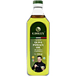 Giolly Imported Olive Pomace Oil - Enriched With Vitamin A & D, Ideal For Cooking 1 L Bottle