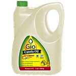 Gio Canola Oil - Rich In Vitamins, Cholesterol Free, Ideal For Cooking 5 L Jar