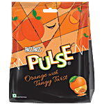 Pulse Orange Candy - With Tangy Twist, Hard-Boiled 190 g Mono Carton