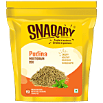 Snaqary Pudina Multigrain Sev - Crispy, Healthy, Delicious & Wholesome 100 g Standy Pouch