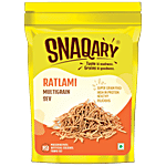Snaqary Ratlami Multigrain Sev - Super Grain Ragi, High In Protein, Healthy, Delicious 140 g Standy Pouch