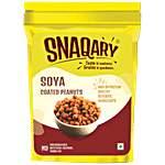 Snaqary Soya Coated Peanuts - High In Protein, Healthy, Delicious, Wholesome 140 g Standy Pouch
