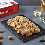 fresho! Creamy Afghani Chicken Tikka - Fresh & Juicy, Marinated, Ready To Cook 900 g Vacuum Packed (40-48 pcs 15-20 g each)