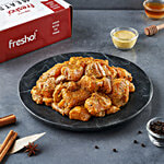 fresho! Honey Mustard Fish - Fresh & Juicy, Marinated, Ready To Cook 900 g Vacuum Packed (40-48 pcs 15-20 g each)