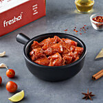 fresho! Fish Chettinad Cubes - Fresh & Juicy, Marinated, Ready To Cook 450 g Vacuum Packed (22-28 pcs 15-20 g each)