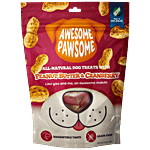 Awesome Pawsome All-Natural Treats - With Peanut Butter & Cranberry, Rich In Antioxidants, Grain Free 85 g Pouch