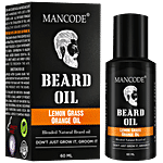 Mancode Lemon Grass & Orange Beard Oil - With Pure Ingredients, Natural, Reduces Dryness 60 ml