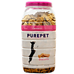 Purepet Biscuits With Mutton Flavour Dog Treats 800 g Jar