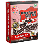 Good Vibes Black Forest Cake Mix - Eggless, Tasty, Easy To Make 200 g 