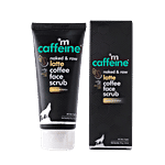 mCaffeine Gentle Exfoliating Latte Coffee Face Scrub - With Shea Butter, For Moisturizing Dull-Dry Skin 75 g 