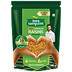 Tata Sampann Premium Raisins/Kishmish - Seedless 200 g