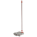 Kleeno by Cello Telescopic Dura Mop - Plastic, With Rod, 4.3 ft, Red 1 pc 
