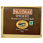 NUTORAS Smoked Processed Cheese Roll - Pure, Natural, Healthy 200 g