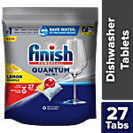 Finish Powerball Quantum All in 1 Dishwasher Tablets - Lemon 27 Tabs 