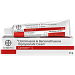 Canesten Clotrimazole & Beclomethasone Dipropionate Cream - Treats Fungal Skin Infections 15 g 
