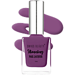 Swiss Beauty Stunning Nail Lacquer - Long Lasting, Quick Drying, SB-105-44 10 ml Purple Pamplona