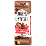 NESTLE Les Recettes de l'Atelier Milk Chocolate - Cranberries, Almonds & Hazelnuts, Rich & Luscious 100 g