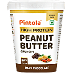 Pintola Dark Chocolate Peanut Butter - Crunchy, With Added Whey Protein 510 g