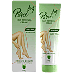 Paree Hair Removal Cream - With Aloe Vera, Makes Skin Smooth & Soft 50 g (Pack of 3)