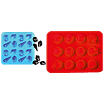 SPINE Silicone Chocolate Mould Set - Smiley + Shell 2 pcs