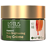 Lotus Botanicals Vitamin C Skin Brightening Day Crème - SPF 25++, For All Skin Types, Anti-pollution 50 g