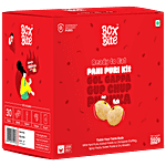 BoxBite Pani Puri Kit - Ready To Eat Golgappa/Puchka, With Boiled Potato & Chickpeas 560 g Box