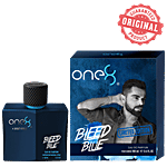 One8 By Virat Kohli Eau De Parfum - Bleed Blue, Long Lasting Fragrance, For Men 100 ml