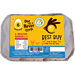 Best Buy White Eggs Wholesome, Rich In Protein, Vitamins & Amino Acids 6 pcs