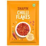 SNAPIN Chilli Flakes - Natural,Spicy Sprinkler For Pizza, Pasta, Snacks 7 g 