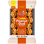 JABSONS Chikki Peanuts Laddu - Jaggery Based Healthy Snack 210 g Vacuum Packed