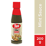 Tops Mint Sauce - Healthy & Tasty 200 g Glass Bottle