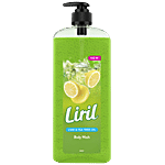 Liril Body Wash, XL Pump, Fragrant Skin Black Orchid Scent & Juniper Oil 750 ml Bottle