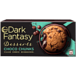 Sunfeast Dark Fantasy Choco Chunks - Choco Chip & Molten Choco Crème Filled Cookie 75 g