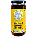 Forrest tribe Wild Forest Raw Honey - Organic, Pesticide & Antibiotic Free 500 g Jar