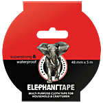 Pidilite Elephant Multi-Purpose Cloth Tape - 2"x5 m, Super Strong & Waterproof, For Household & Craftsmen 1 pc 