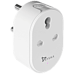 Syska Smart Wi-Fi Plug - Plastic, Controls Your Devices Using The Mobile App 1 pc 