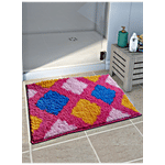 Athom Living Anti Slip Floor Mat - Diamond Pattern, Micro Designer, Multicolour 1 pc