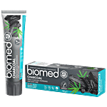 Biomed Charcoal Toothpaste - Triple Whitening & Gum Care, Complete Care, Natural 100 g 